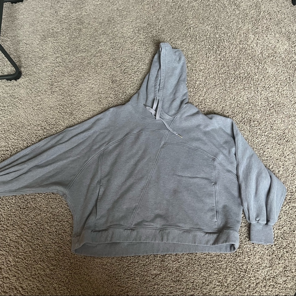 Women’s Grey Lululemon Cropped Hoodie